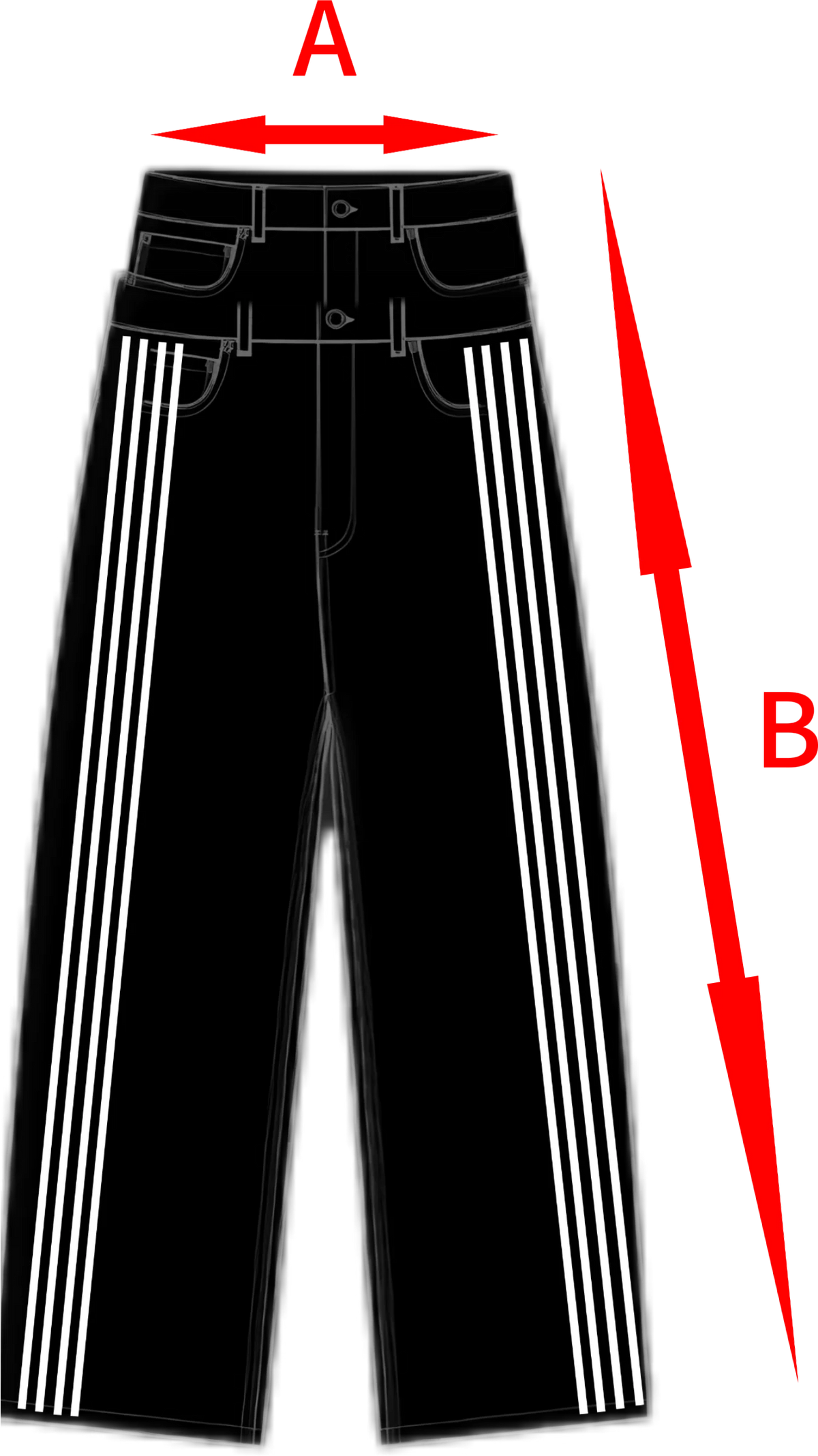 Jeans Double Waist Gopo